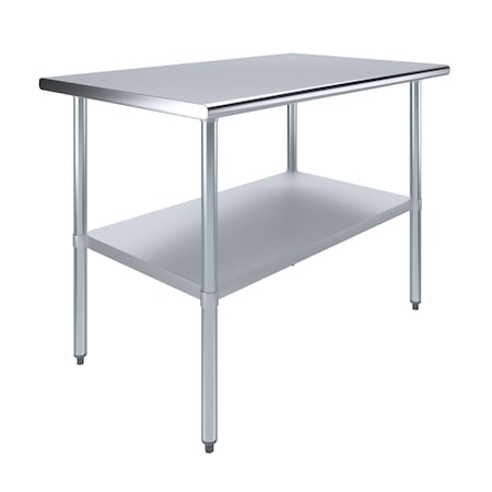 Amgood 30 in. x 48 in. Stainless Steel Table AMG WT-3048